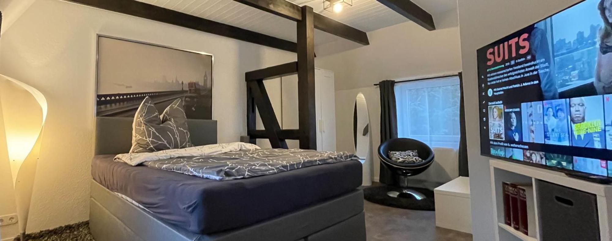 Fachwerkhaus Mit 2 Getrennten Schlafzimmern, Wohnzimmer Und Kueche Bückeburg Esterno foto