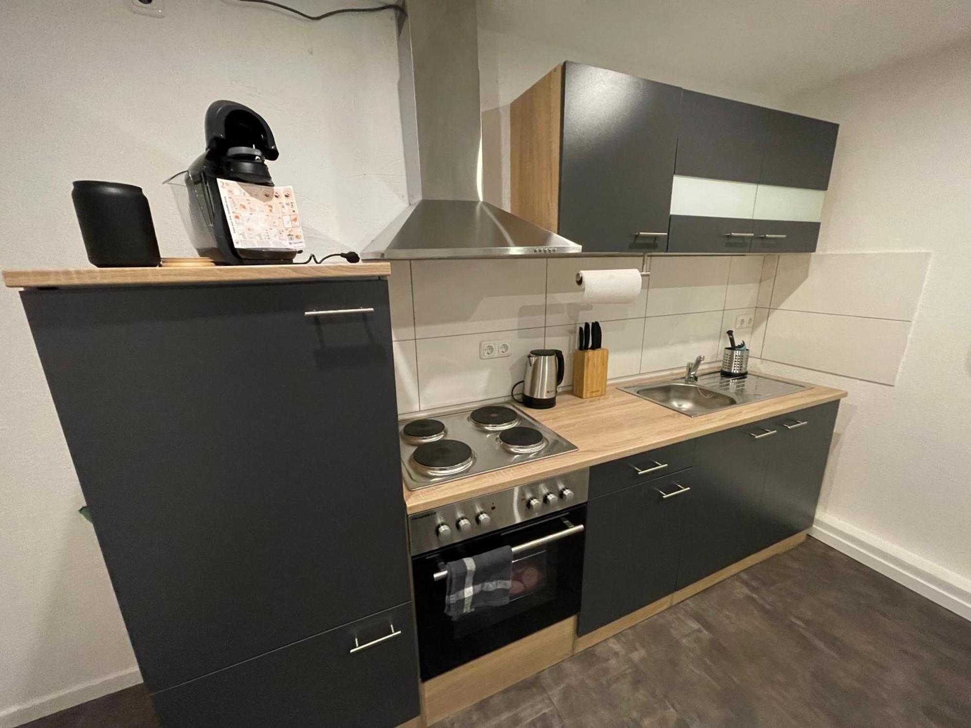 Fachwerkhaus Mit 2 Getrennten Schlafzimmern, Wohnzimmer Und Kueche Bückeburg Esterno foto